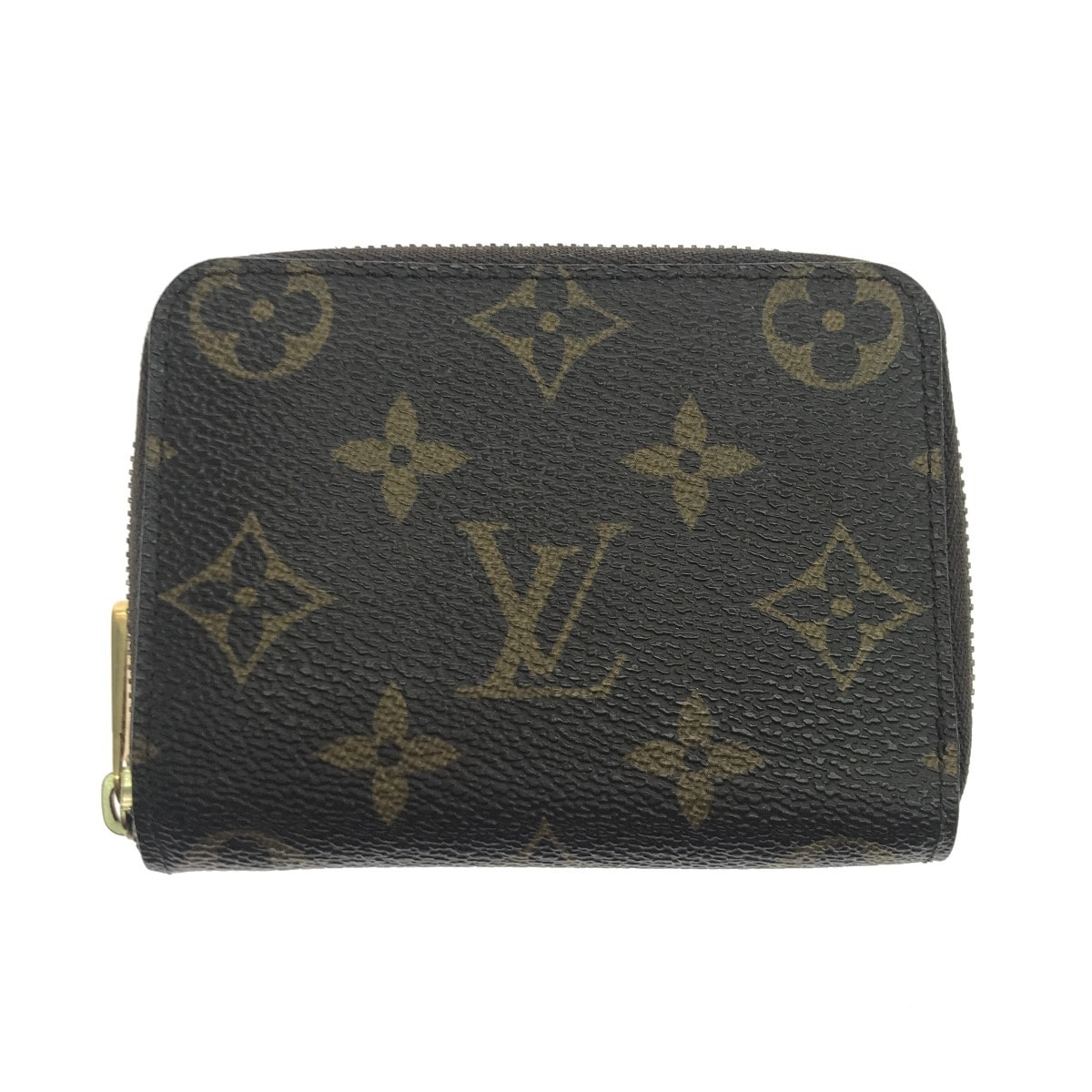 $$ LOUIS VUITTON ルイヴィトン コインケース モノグラム ジッピー・コイン パース M60067 ブラウン