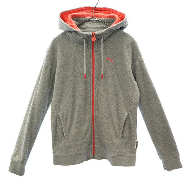 PUMA 長袖 パイル地 ジップパーカー