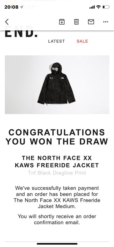The North Face Kaws Mountain Jacket "Black"