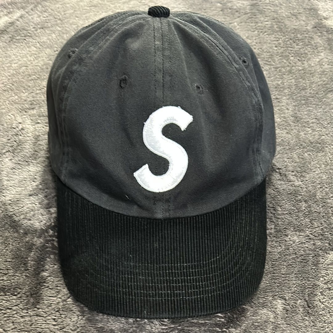 Supreme 2-Tone S Logo 6-Panel "Black"