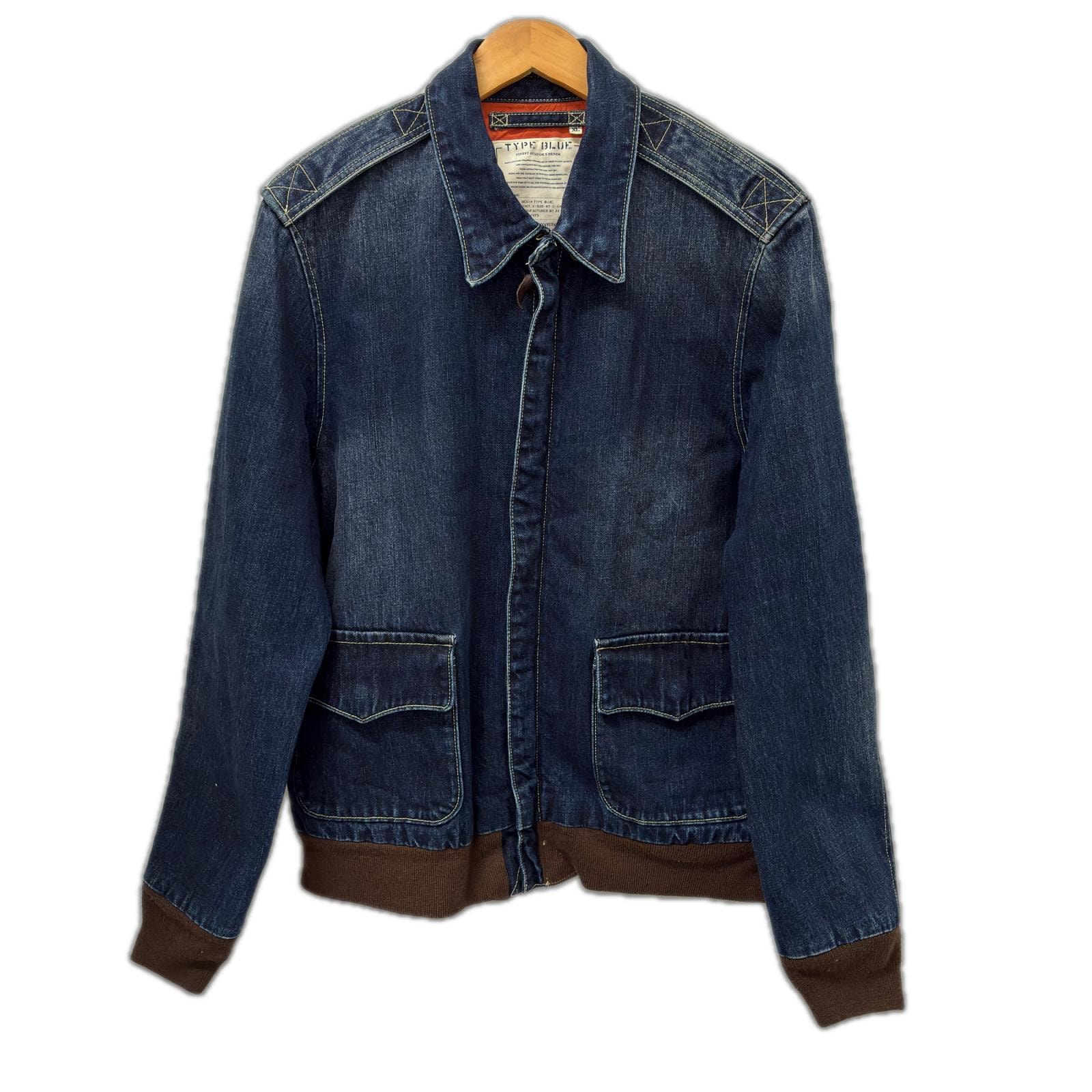AVIREX アビレックス ジャケット デニムジャケット SIZE XL インディゴ