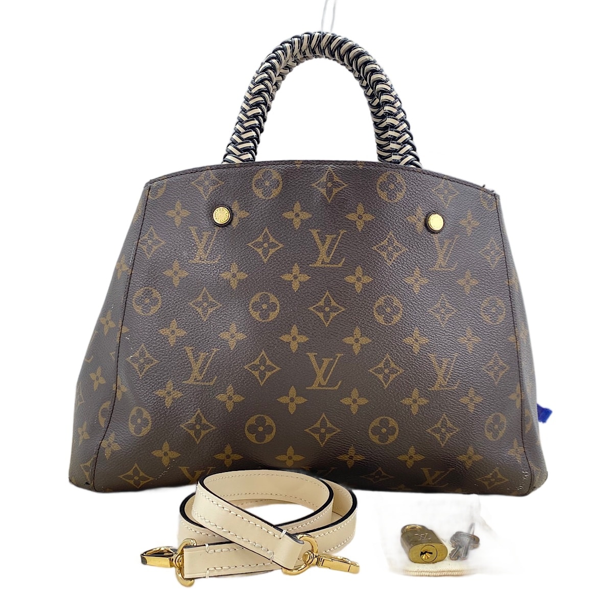 ヴィトン LV モノグラム モンテーニュ MM ハンドバッグ【中古】