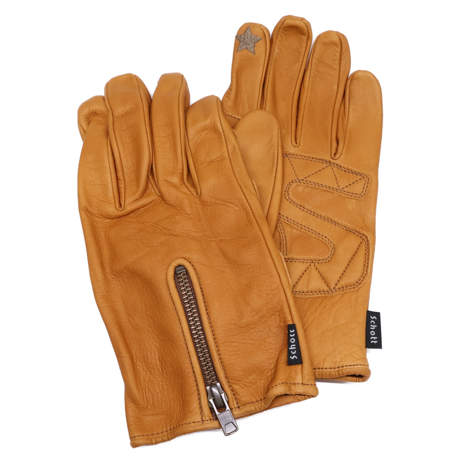 ショット 【新品同様】3109075 ZIP LEATHER カウレザー L