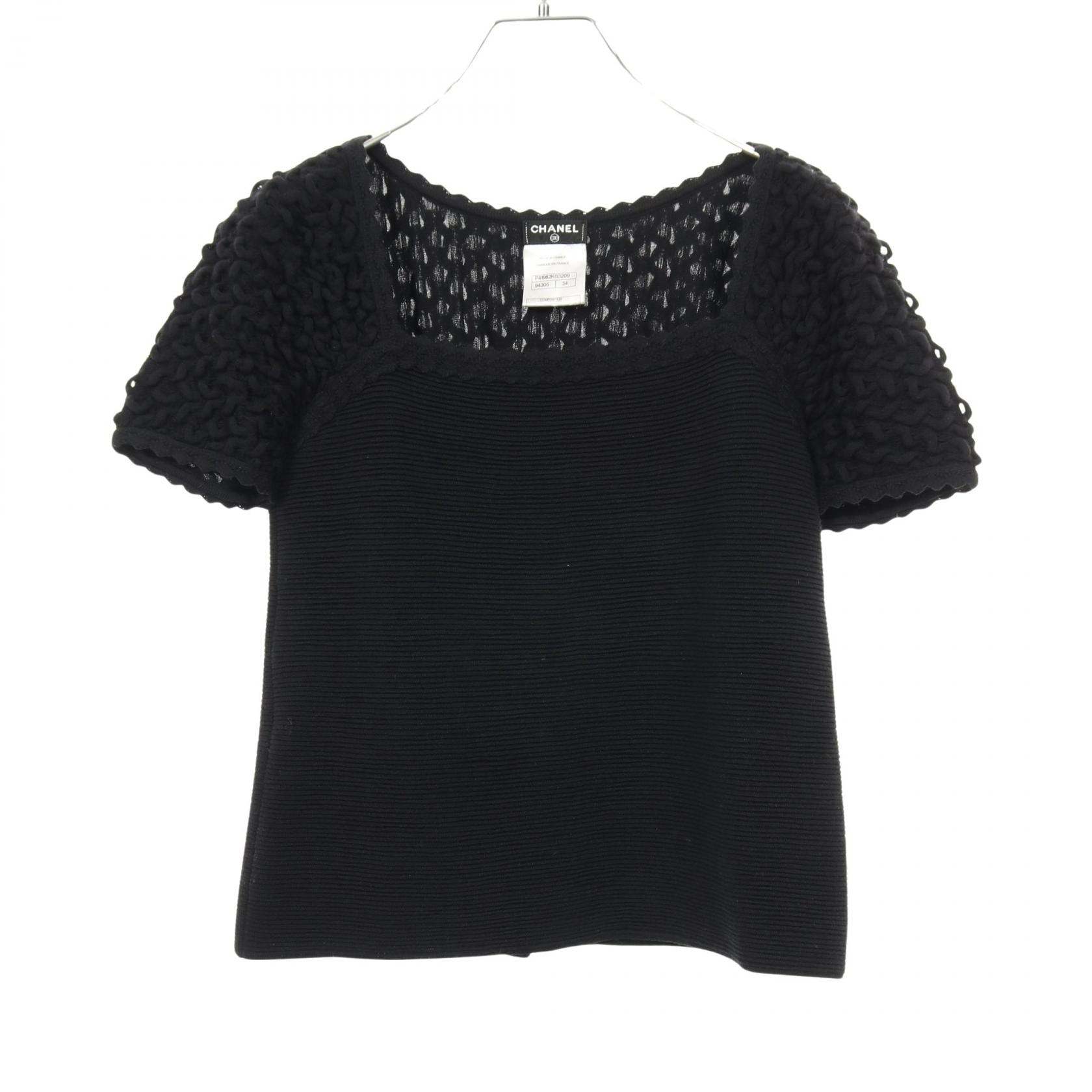 シャネル CHANEL ココマーク ニット 衣料品 トップス ウール レディース ブラック系 P41982 【中古】