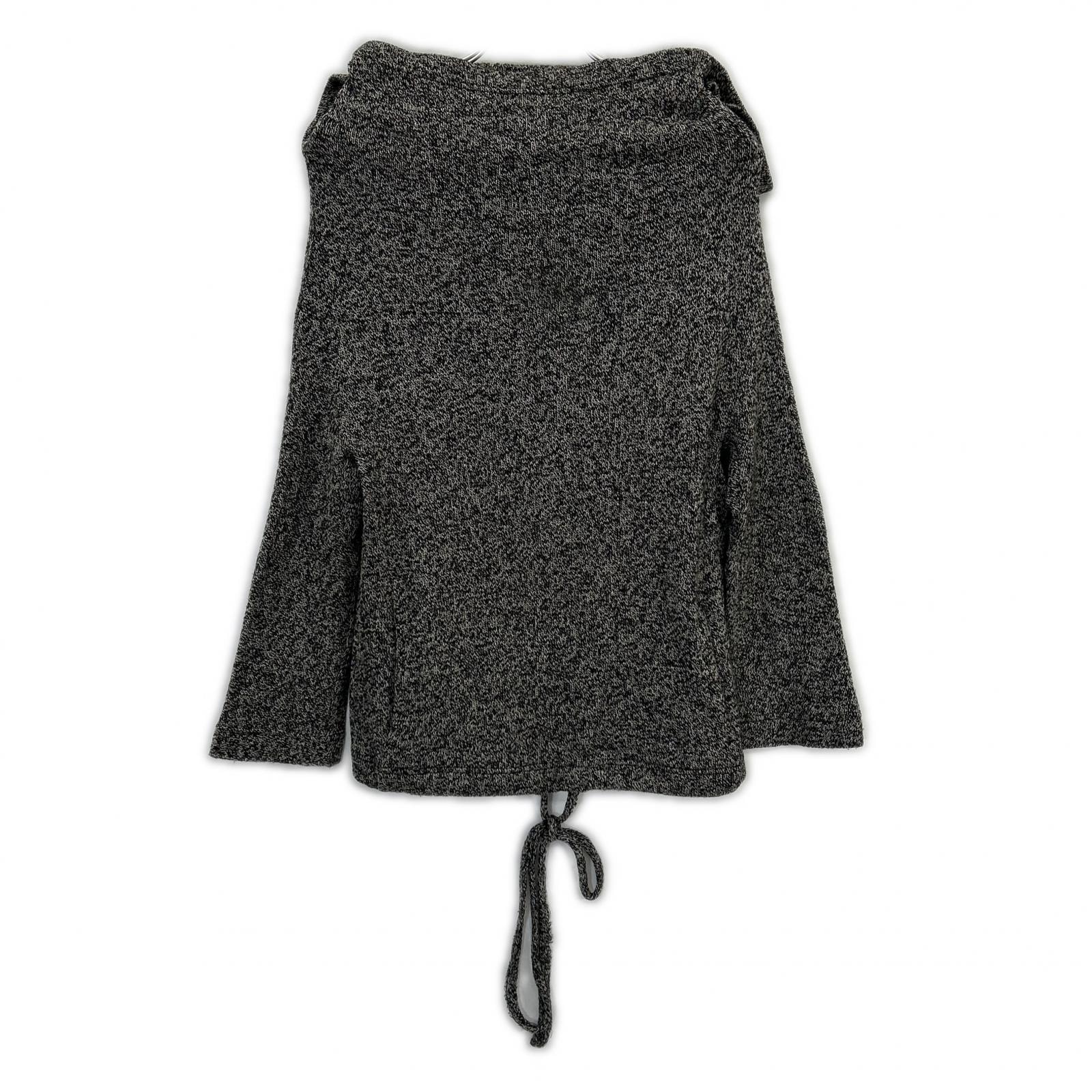 ヨウジヤマモト FP-T77-655 グレー ウール デザインニットプルオーバー 2