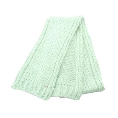 シャネル CHANEL ココマーク マフラー 衣料品 ウール モヘヤ レディース グリーン系 【中古】