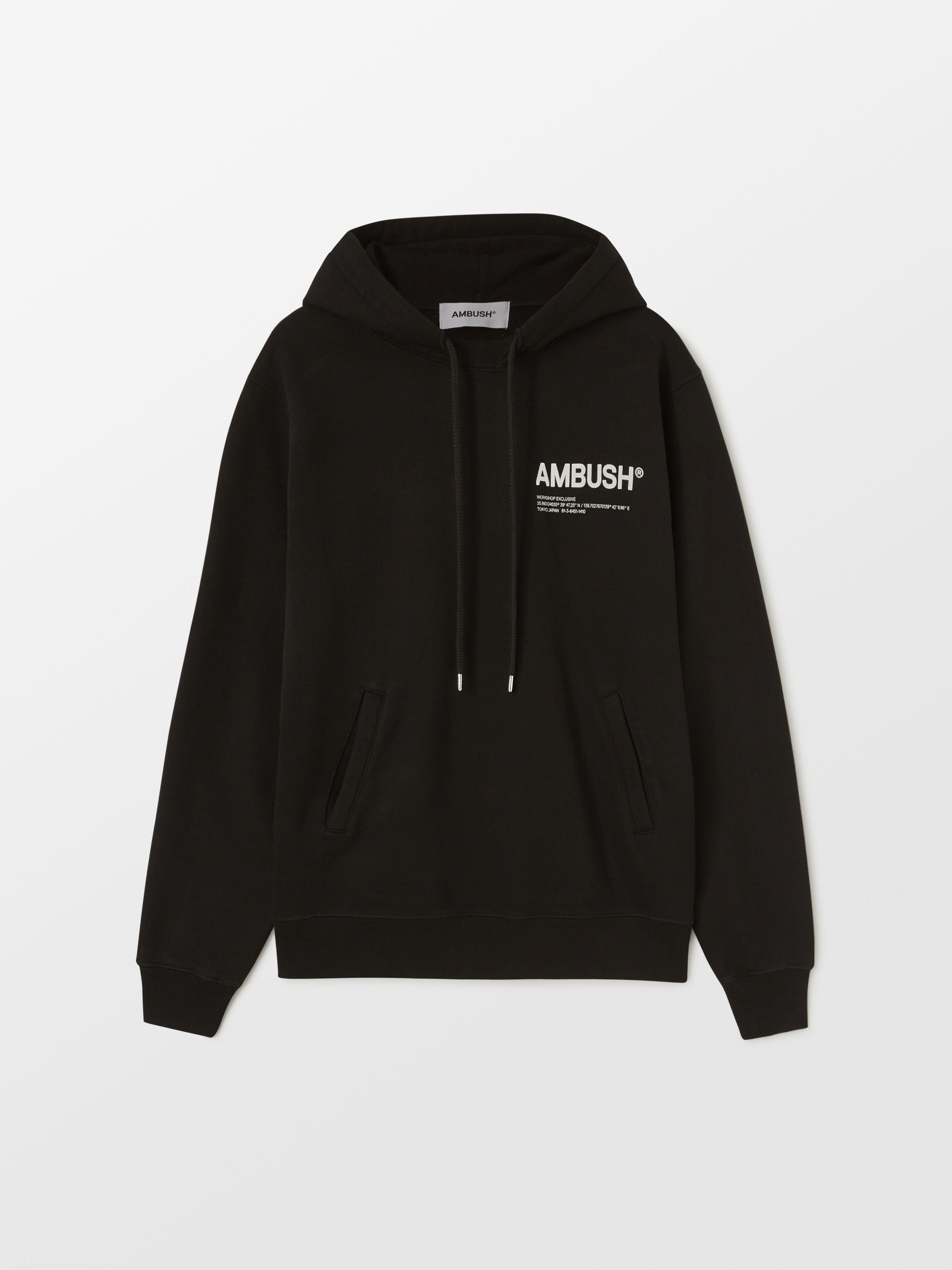 AMBUSH Fleece Workshop Hoodie "Black"
