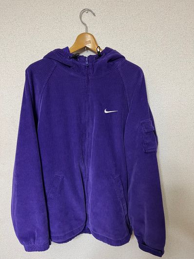 Supreme / Nike Arc Corduroy Hooded Jacket "Purple"