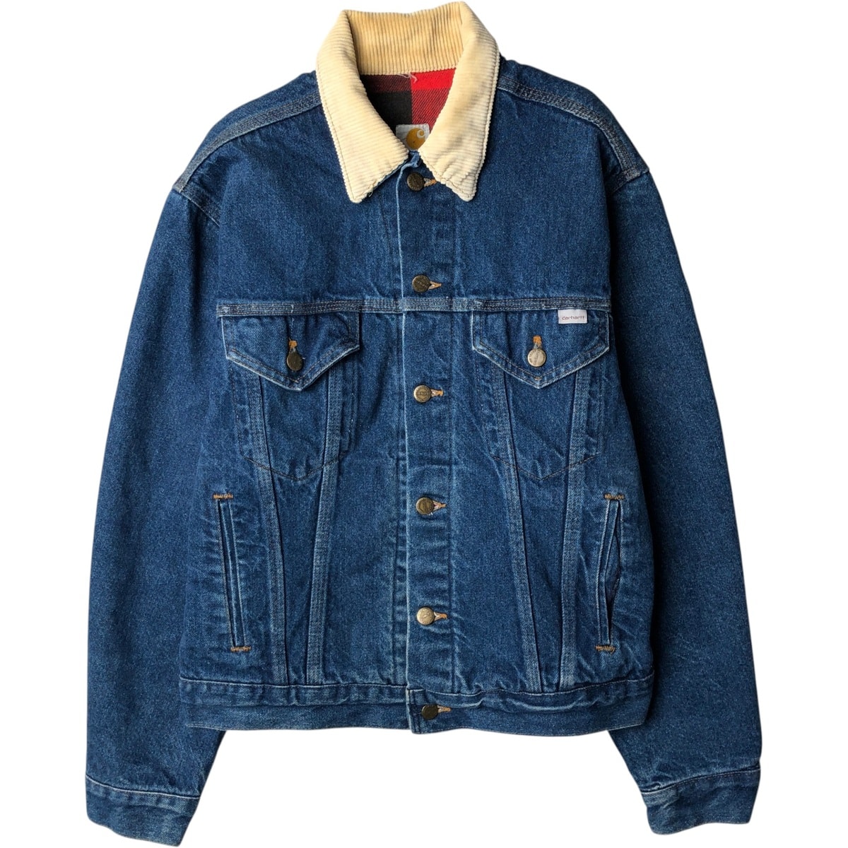 古着 カーハート Carhartt デニムジャケット Gジャン メンズM相当/evb032474
