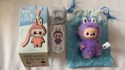 POP MART THE MONSTERS (LABUBU) Pin for Love Series-Vinyl Plush Pendant (N-Z) T