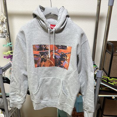 Supreme Gremlins Hooded Sweatshirt "Heather Grey"