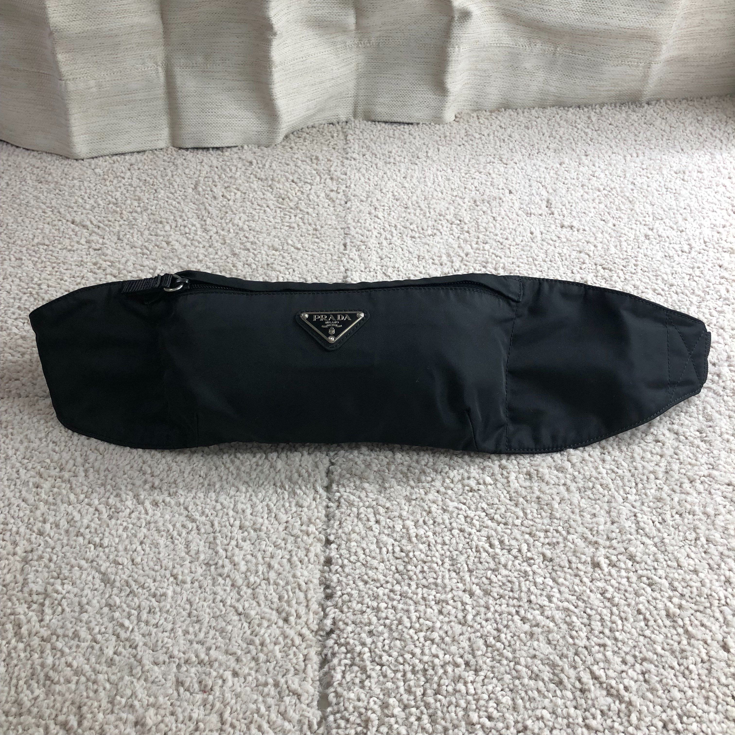 PRADA Nylon Belt Bag "Black"