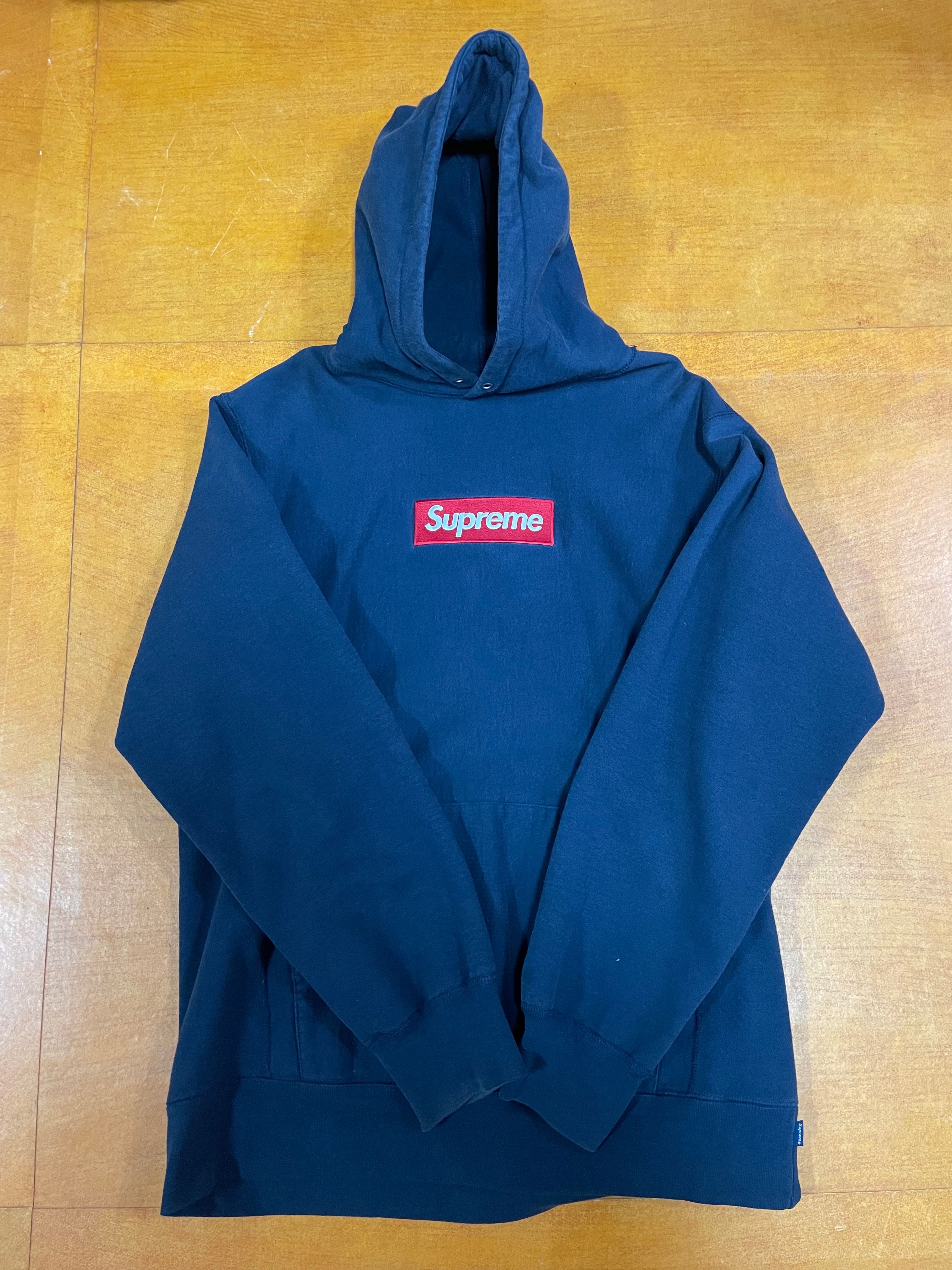 Supreme Box Logo Hooded Sweatshirt "Navy" (11FW)