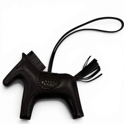 極美品 エルメス バッグチャーム ロデオチャーム タッチ MM レディース