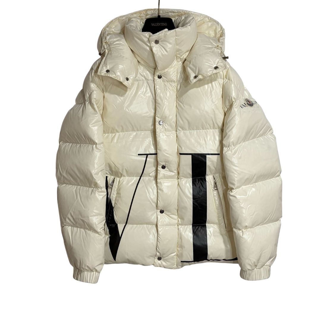 MONCLER x VALENTINO Short Down Jacket "White"