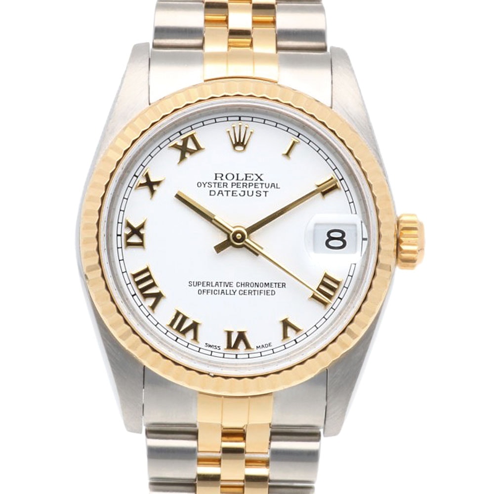 ロレックス デイトジャスト オイスターパーペチュアル 腕時計 時計 ステンレススチール 78273 自動巻き オーバーホール済 磨き直し済 Y番 ユニセックス 1年保証 ROLEX 中古