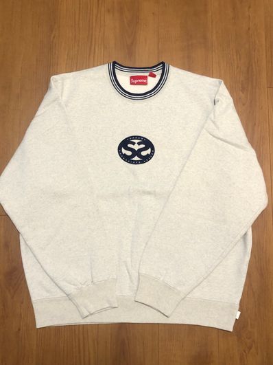 Supreme Double S Crewneck "Heather Oatmeal"