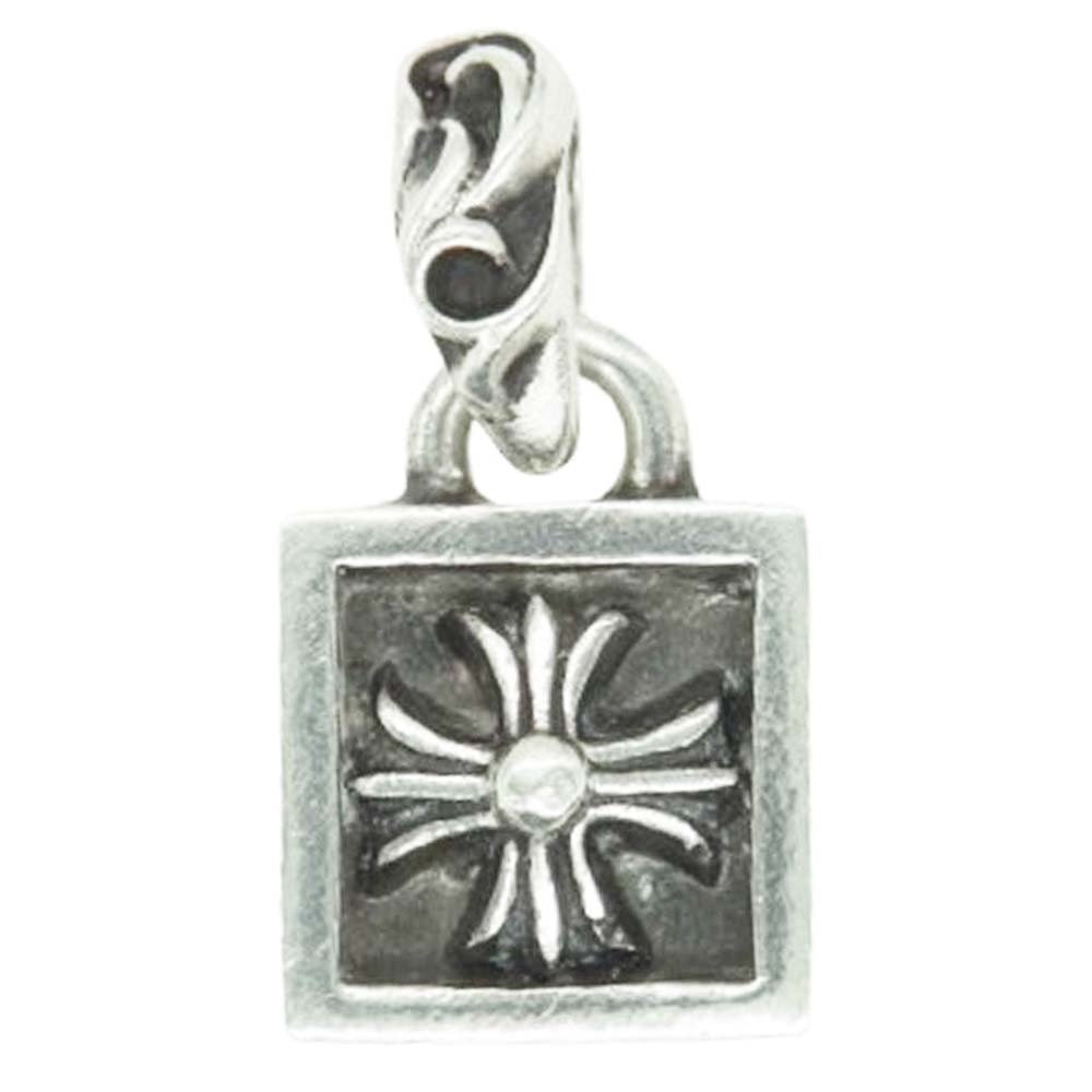 Chrome Hearts Framed CH Plus Charm "Silver"