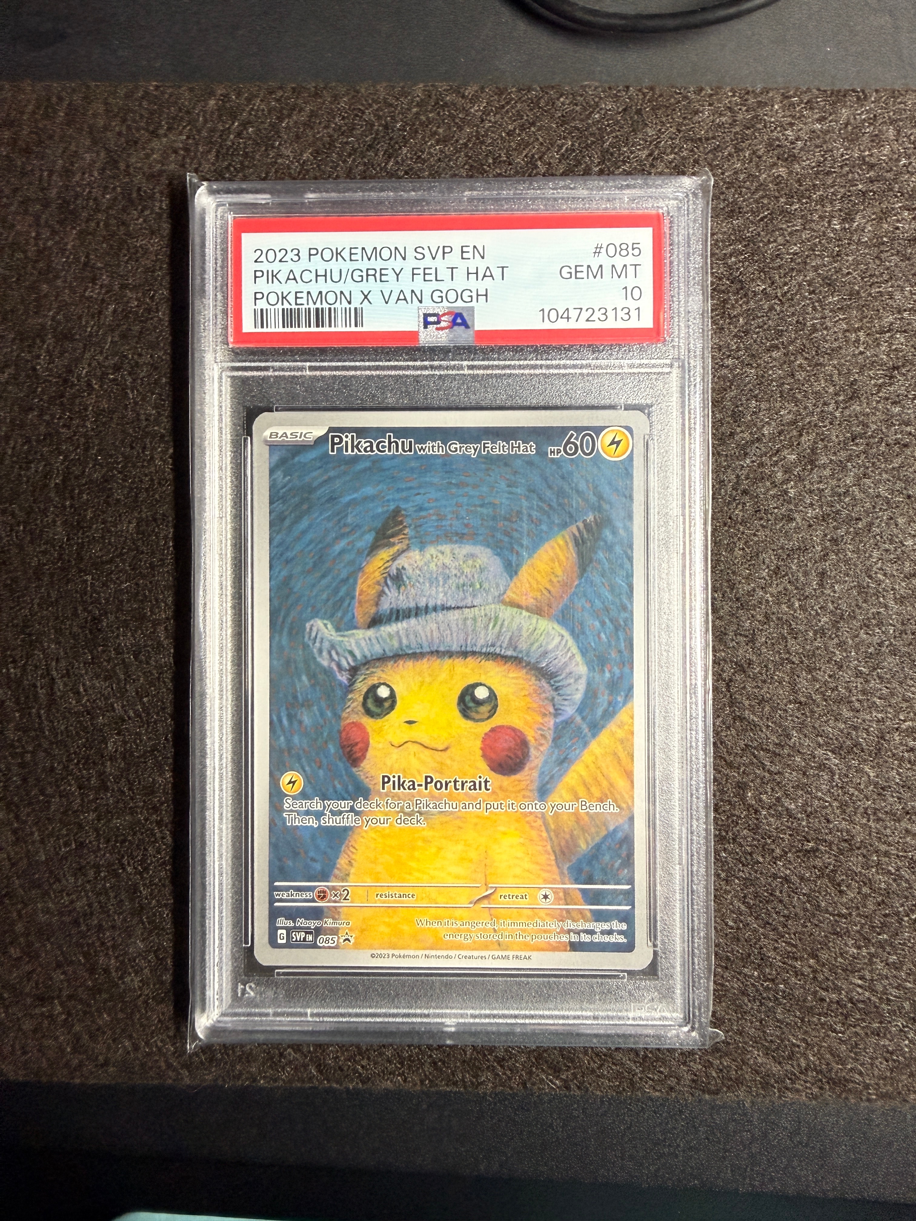 PSA10】ピカチュウ : プロモ [SVP EN 085](「ゴッホ展