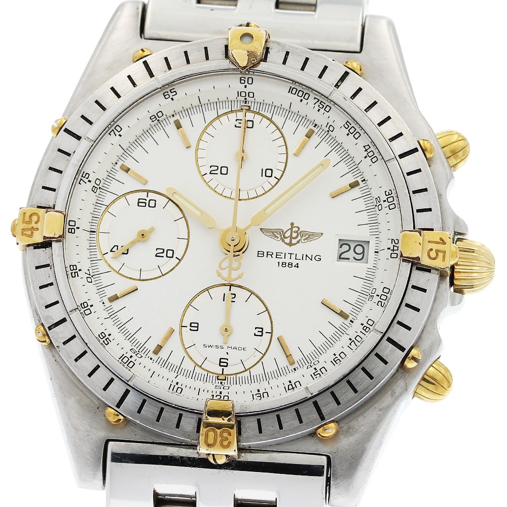 ブライトリング クロノマット ビコロ デイト B13047 メンズ 【中古】