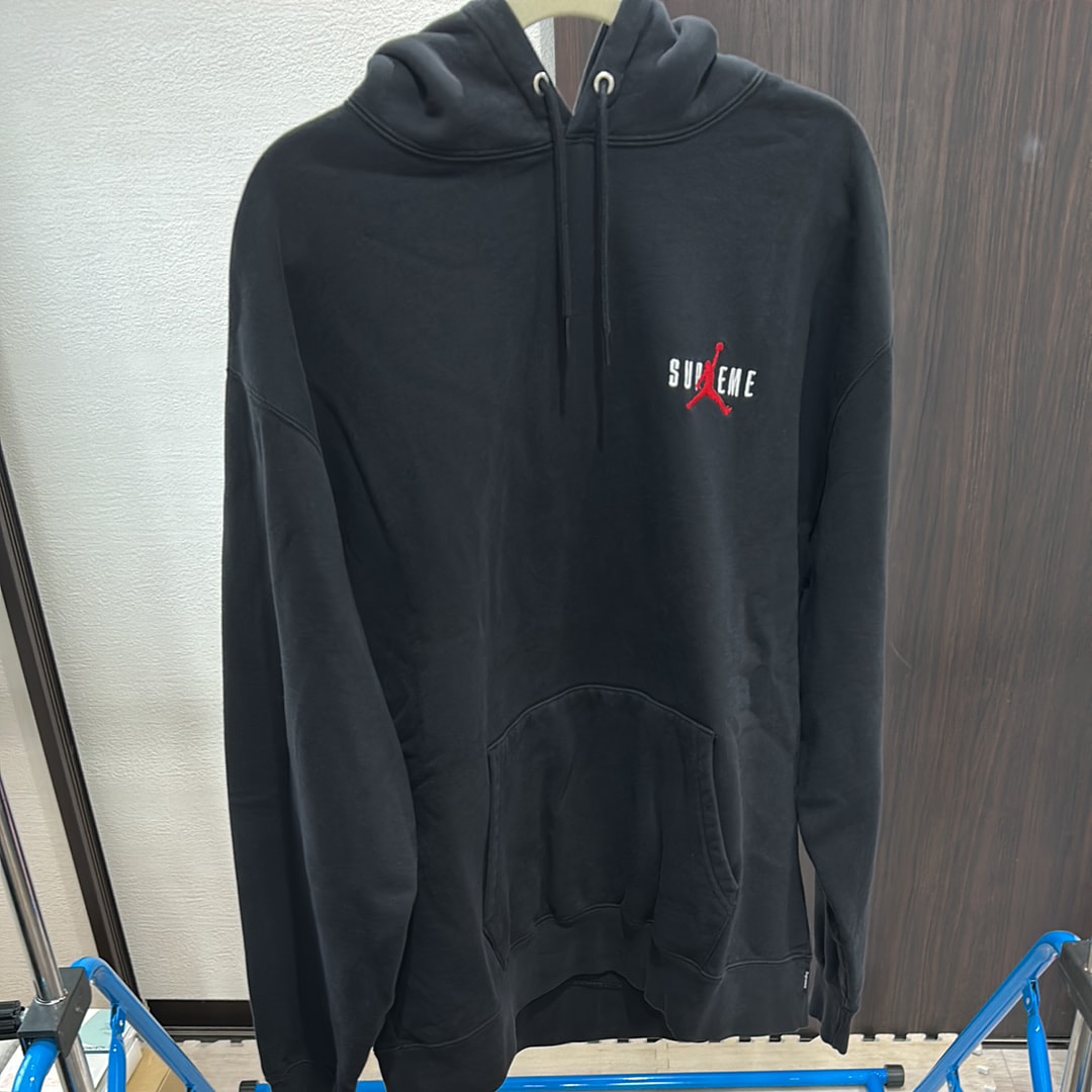 Supreme x Jordan Hooded Sweatshirt "Black"