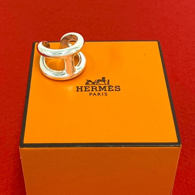 HERMES エルメス オスモズ GM リング シルバー925 リング・指輪 10号 シルバー
36318