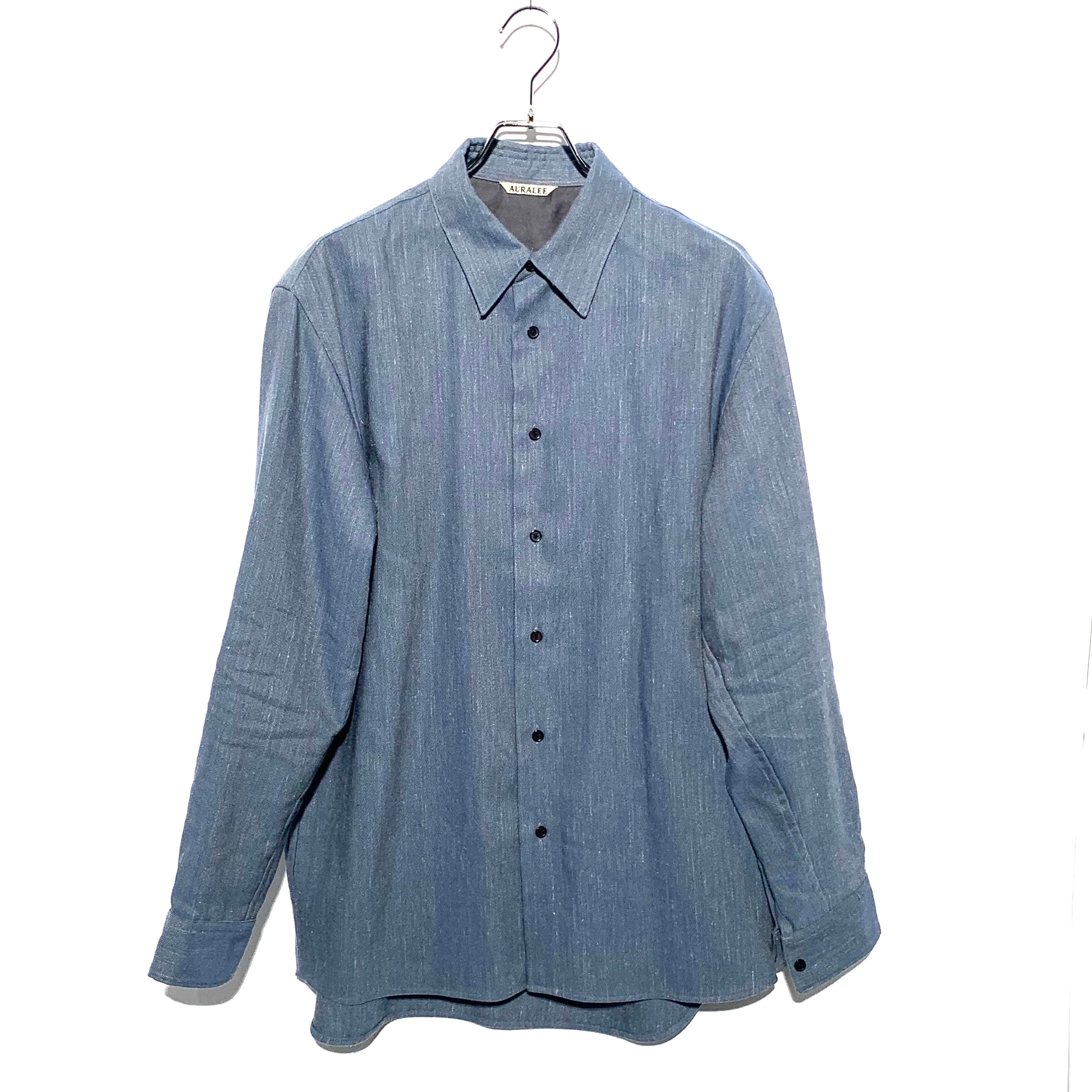 AURALEE WOOL LINEN TWILL SHIRTS