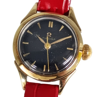 OMEGA オメガ レディース 手巻き ベルト社外品 腕時計 C1066
