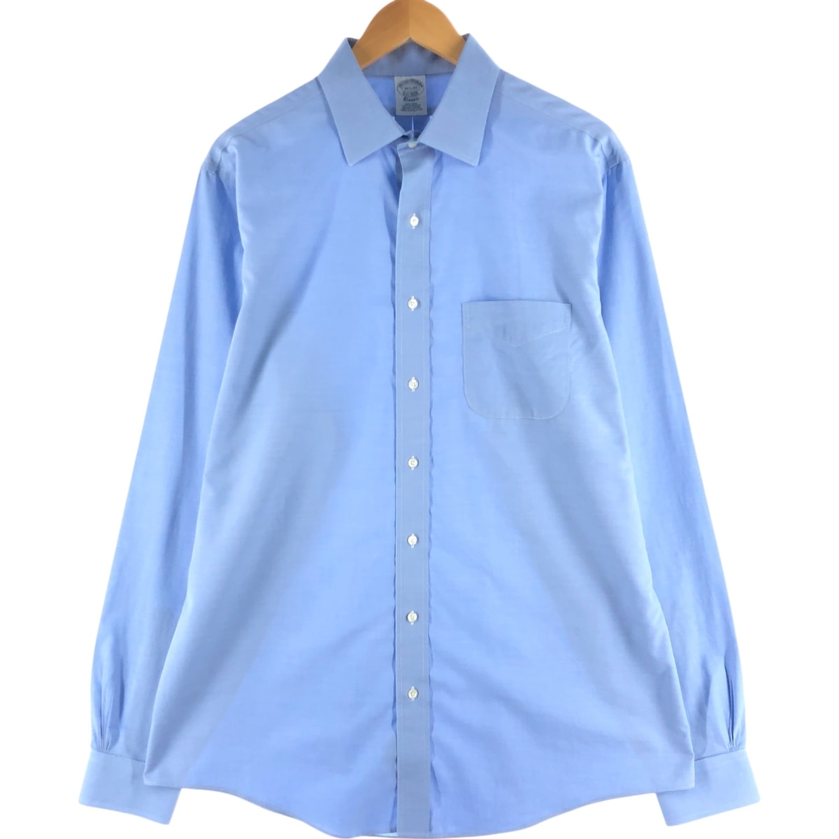 古着 ブルックスブラザーズ Brooks Brothers Est.1818 CLASSIC 長袖 コットンシャツ メンズL相当/eaa558907
