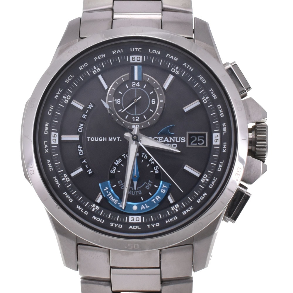 カシオ CASIO OCW-T1010 オシアナス ソーラー電波 メンズ 箱・保証書付き N#145670