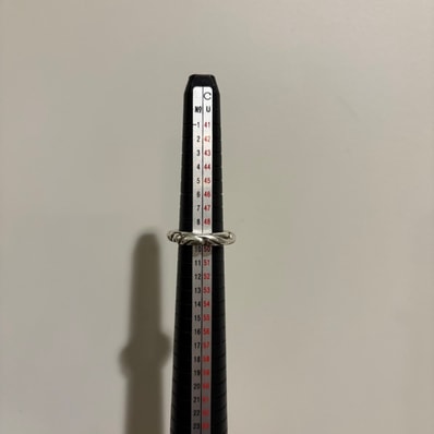 Chrome Hearts Scroll Band Ring "Silver"