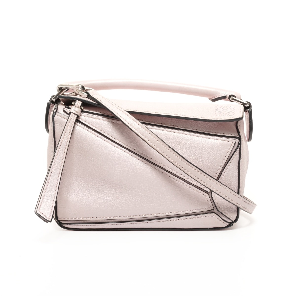 ロエベ LOEWE レザー ミニ パズル 2way ショルダーバッグ【中古】