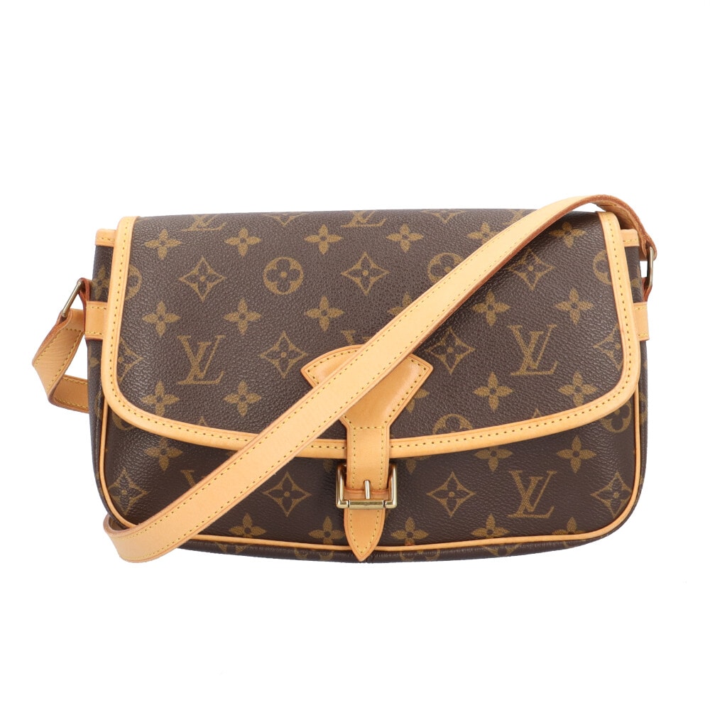 ルイヴィトン ソローニュ モノグラム ショルダーバッグ モノグラムキャンバス M42250 ブラウン レディース LOUIS VUITTON 中古