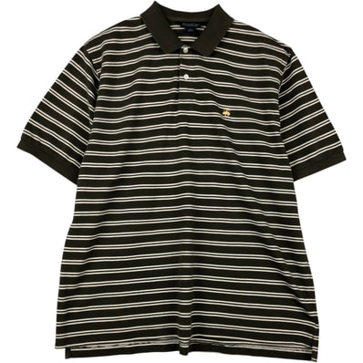 古着 ブルックスブラザーズ Brooks Brothers Est.1818 半袖 ボーダー ポロシャツ メンズXL相当/eaa622649