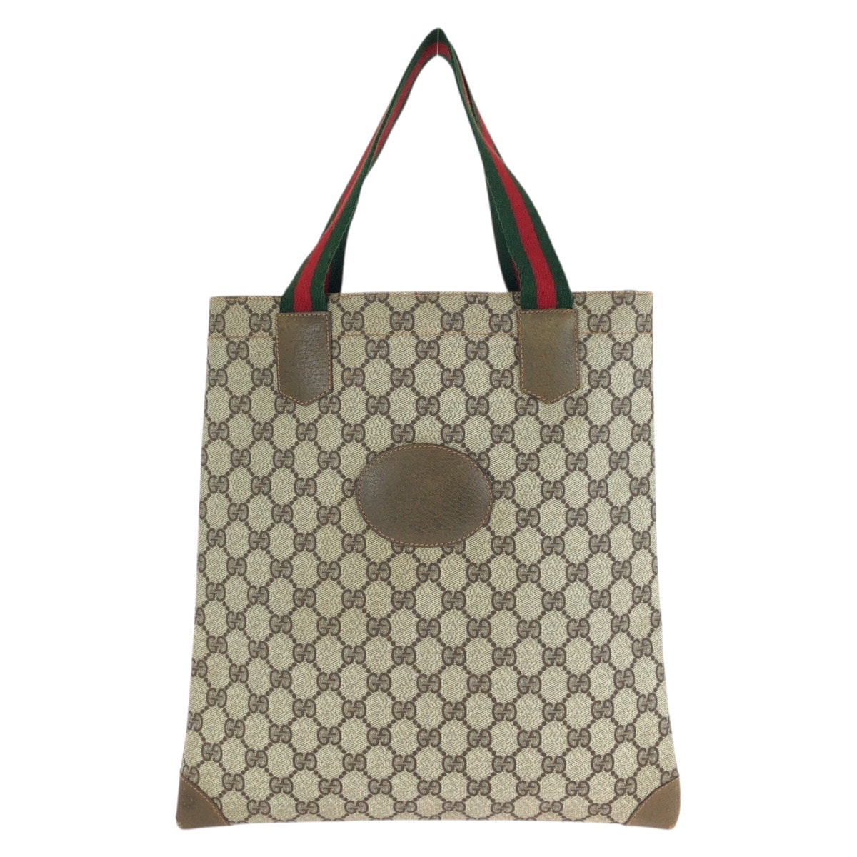 美品 GUCCI グッチ オールドグッチ シェリーライン ベージュ ブラウン GGスプリームキャンバス トートバッグ 男女兼用 603310 【中古】