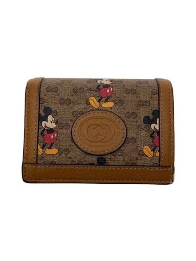 GUCCI x Disney GG Supreme Mickey Mouse Card Case
