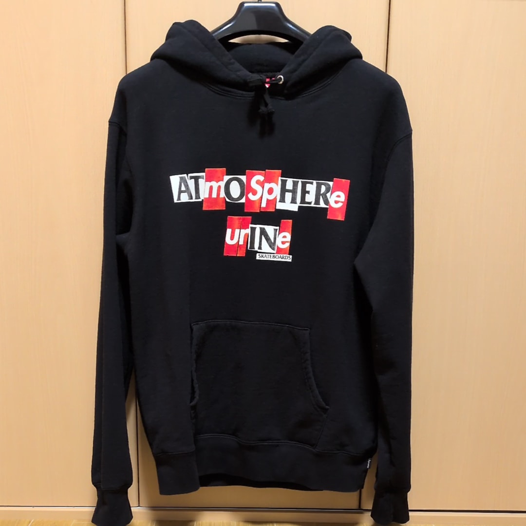 Supreme / Anti Hero Hooded Sweatshirt "Black"