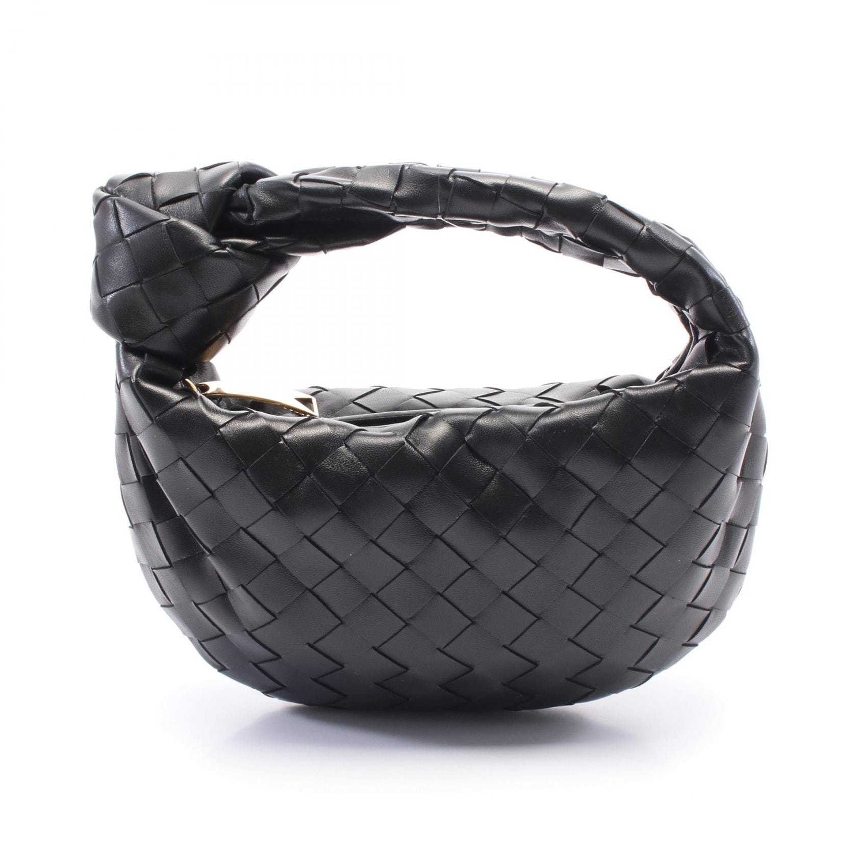 ボッテガヴェネタ BOTTEGA VENETA ミニ ジョディ ハンドバッグ バッグ レザー レディース ブラック系 651876VCPP58425 【新品】