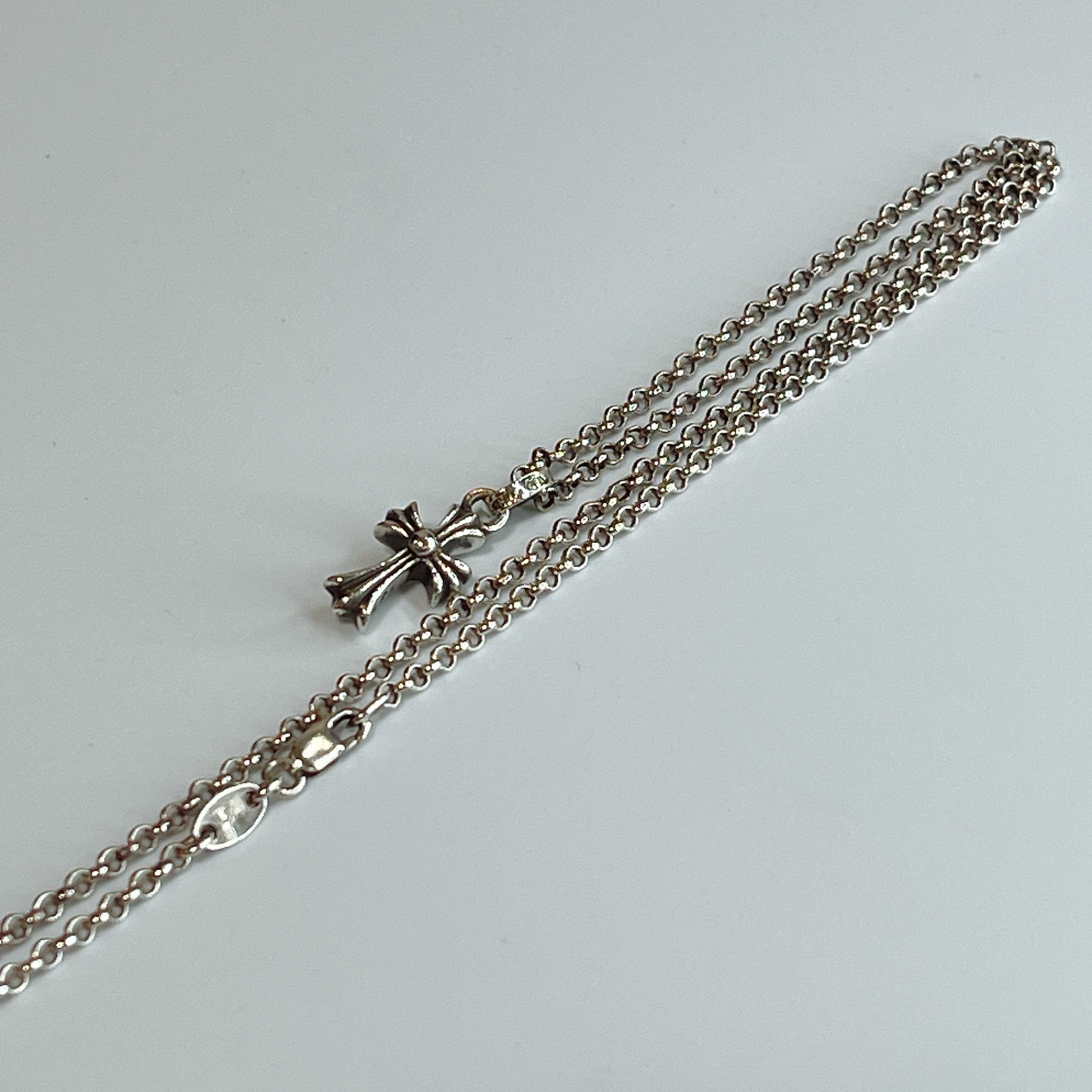 Chrome Hearts CH Cross Baby Fat Charm "Silver"