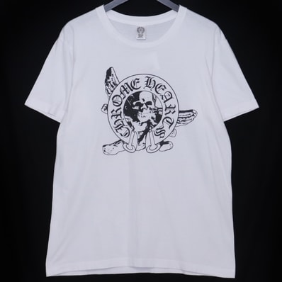 CHROME HEARTS ジョーフォティスカルホースシュープリントTシャツ