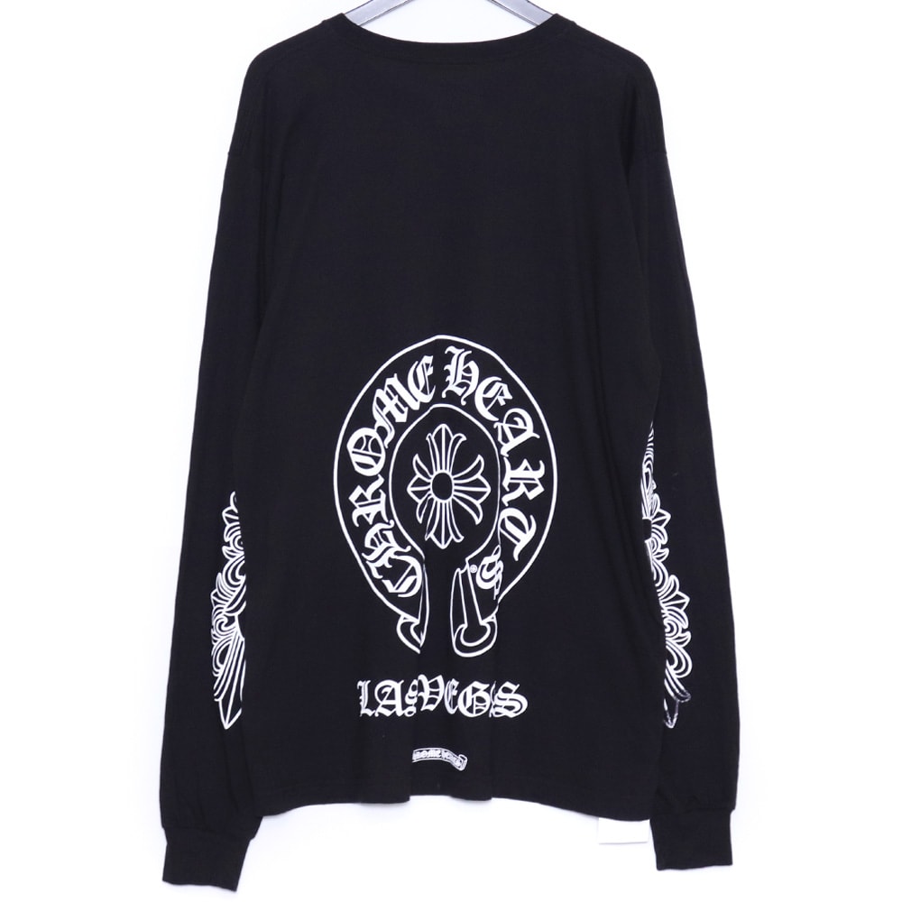 CHROME HEARTS ラスベガス限定 ホースシュー フローラルクロス ロングスリーブ Tシャツ