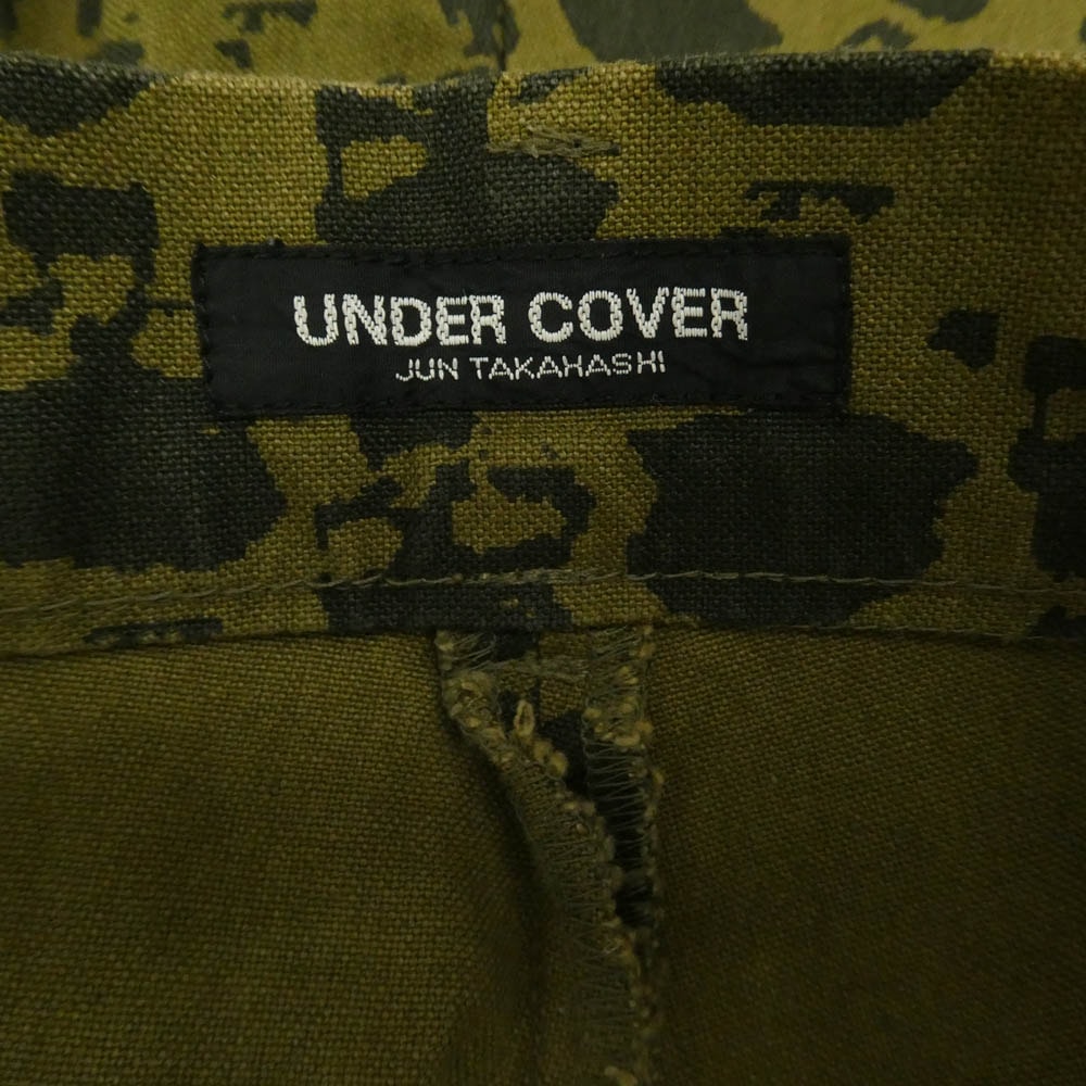 アンダーカバー 初期 ドクロショーツ UNDER COVER アーカイブ 90s D (傷や汚れあり)】UNDERCOVER アンダーカバー 96ss UC-6S-P-11 Skull