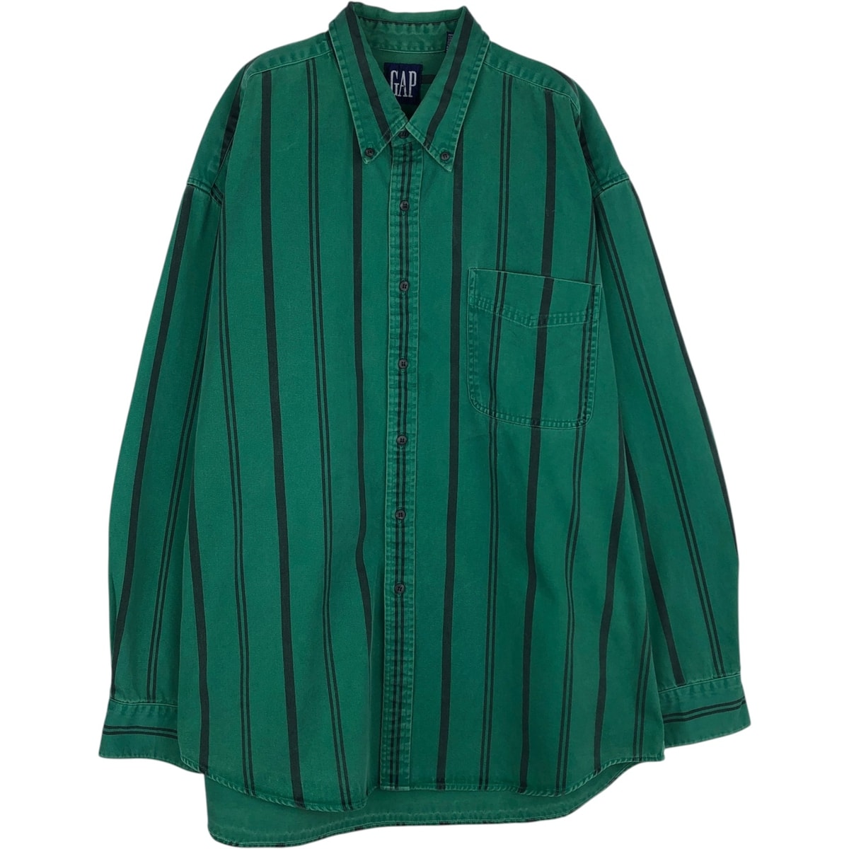 古着 90年代 ギャップ GAP オールドギャップ 長袖 ボタンダウンストライプシャツ メンズXL相当 ヴィンテージ/eaa646604