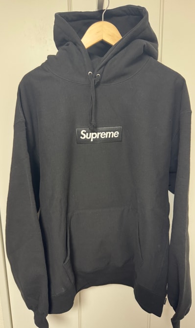 Supreme Box Logo Hooded Sweatshirt "Black" (23FW)