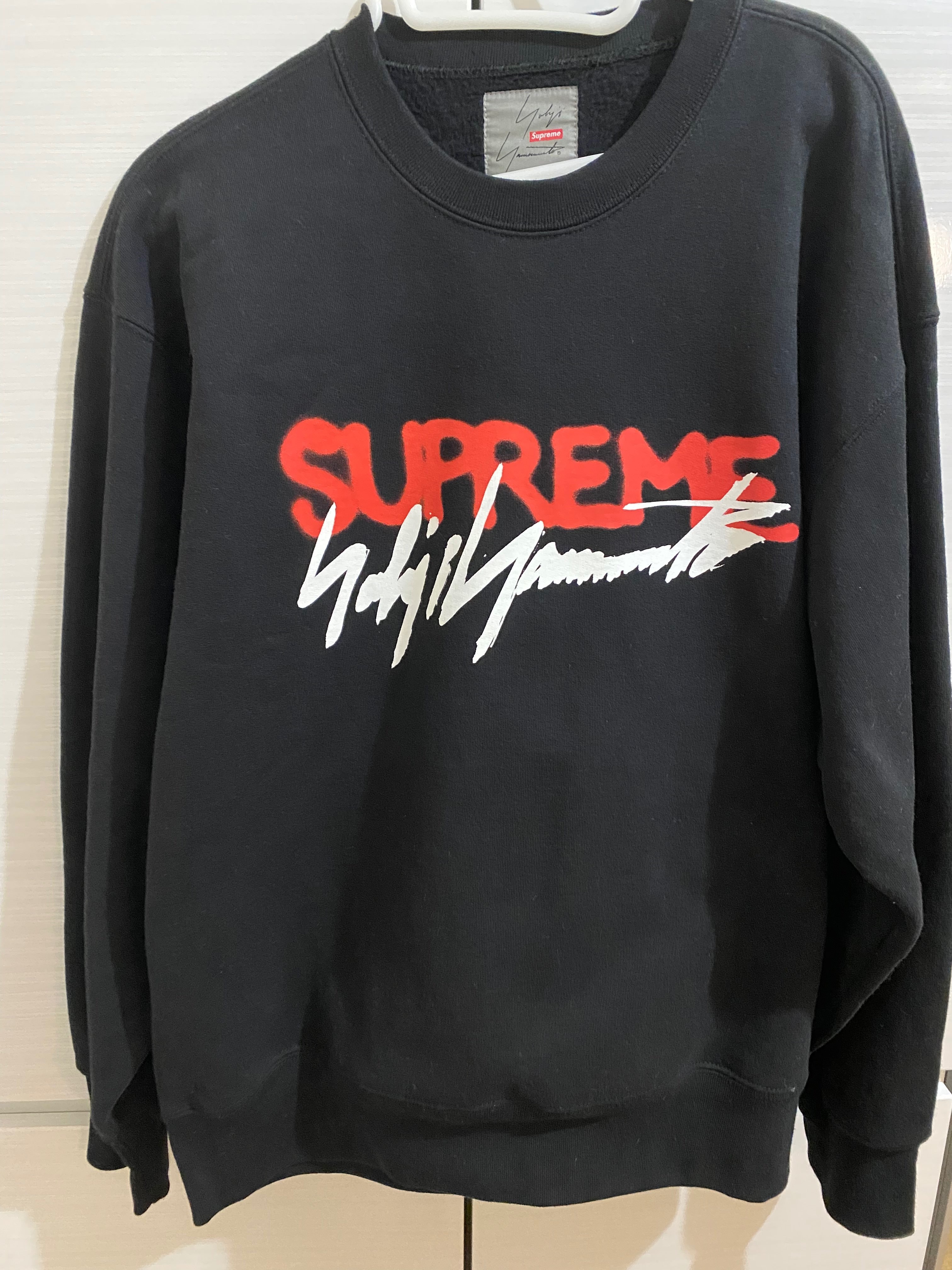 Supreme x Yohji Yamamoto Crewneck "Black"