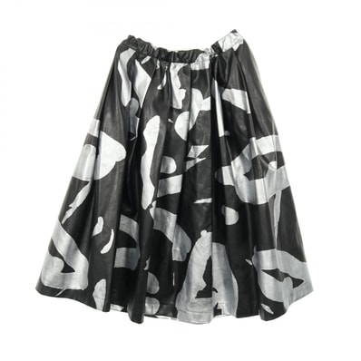 コムデギャルソン COMME des GARCONS スカート 衣料品 ボトムス ポリウレタン レディース ブラック系 / シルバー系 【中古】