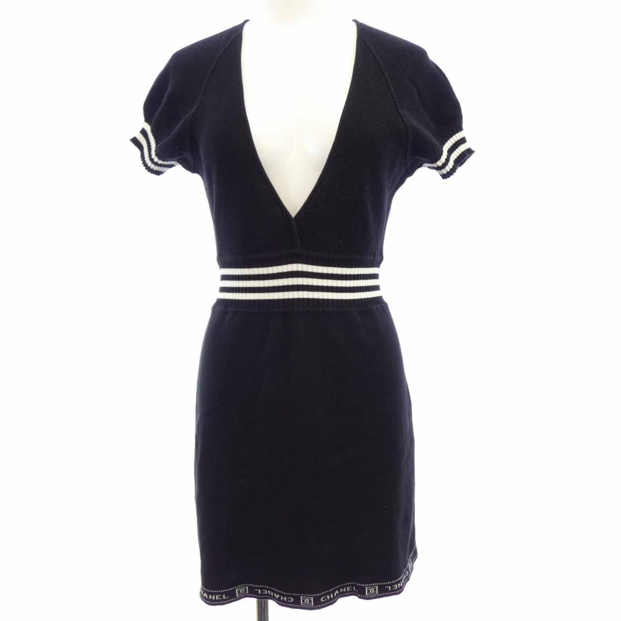 【ヴィンテージ】シャネル CHANEL IDENTFICATION P22871W03292 04P ワンピース