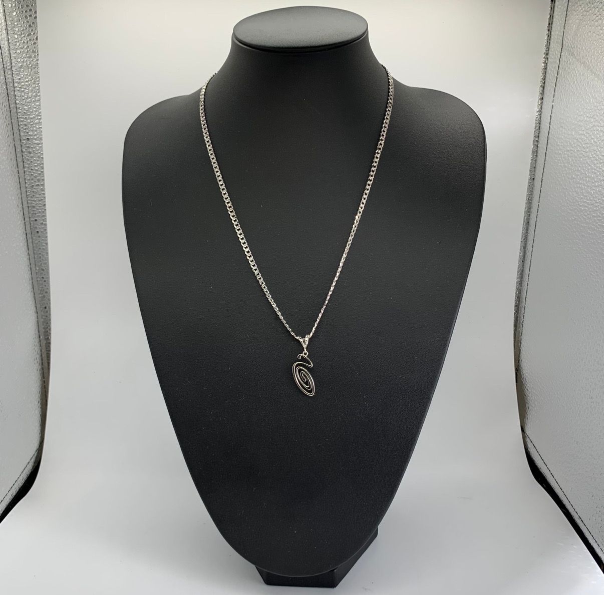 Stussy Swirly S Chain Sterling Silver "Silver"