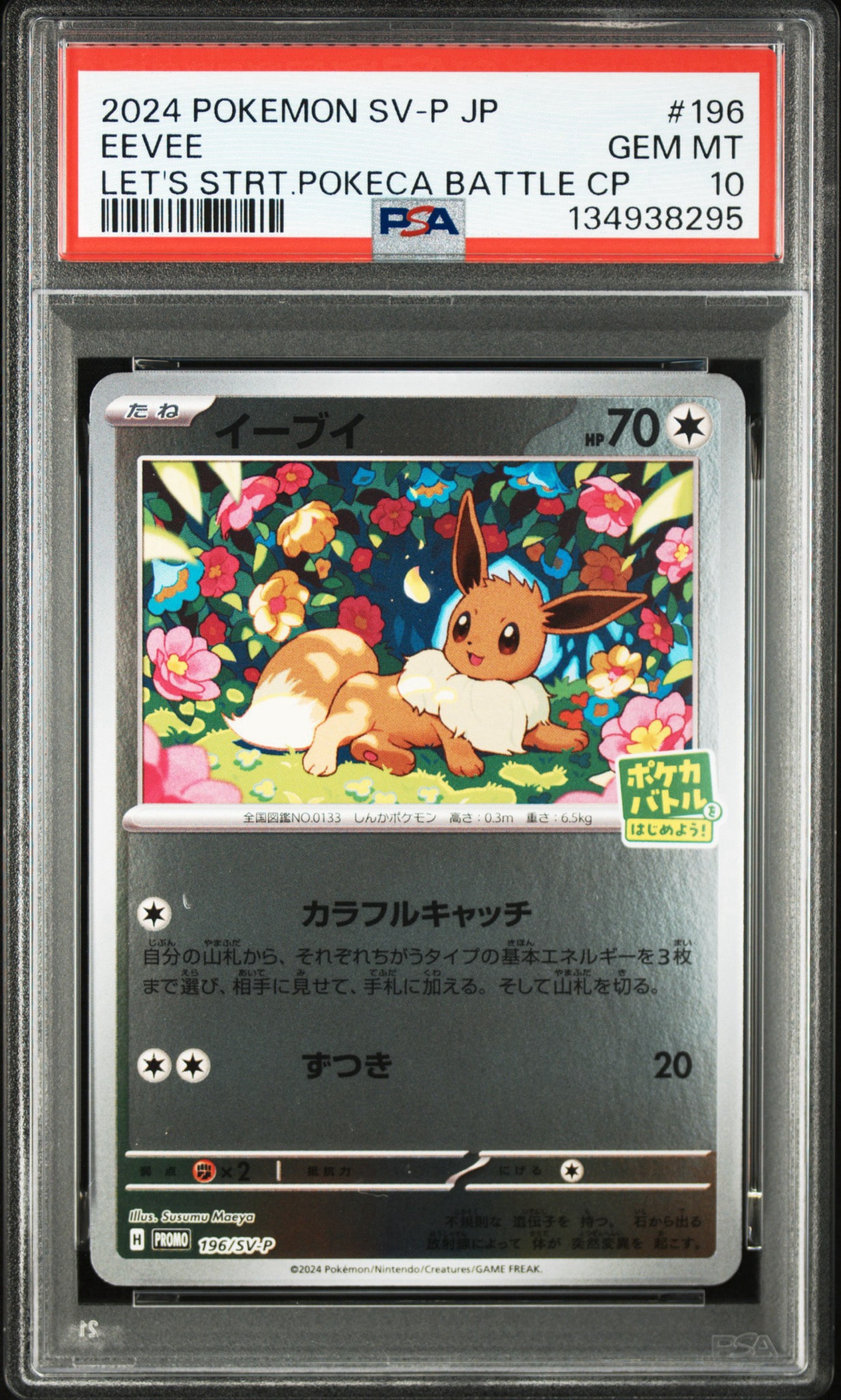 イーブイ P [SV-P-SM 196](プロモカードパック「ポケカバトルをはじめ
