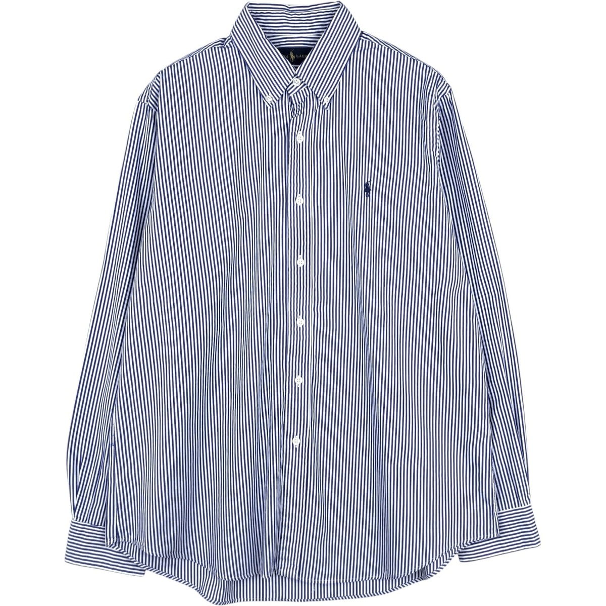 古着 ラルフローレン Ralph Lauren 長袖 ボタンダウンストライプシャツ メンズL相当/eaa662721